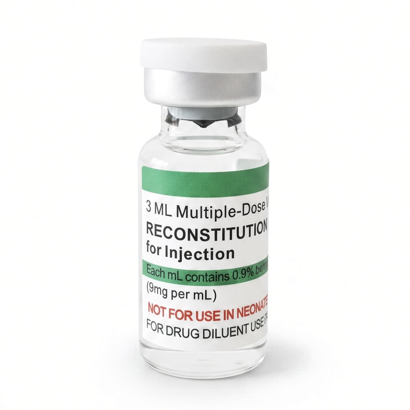Reconstitution Solution 3mL (US Grade) peptide vial - Image 1 of 1