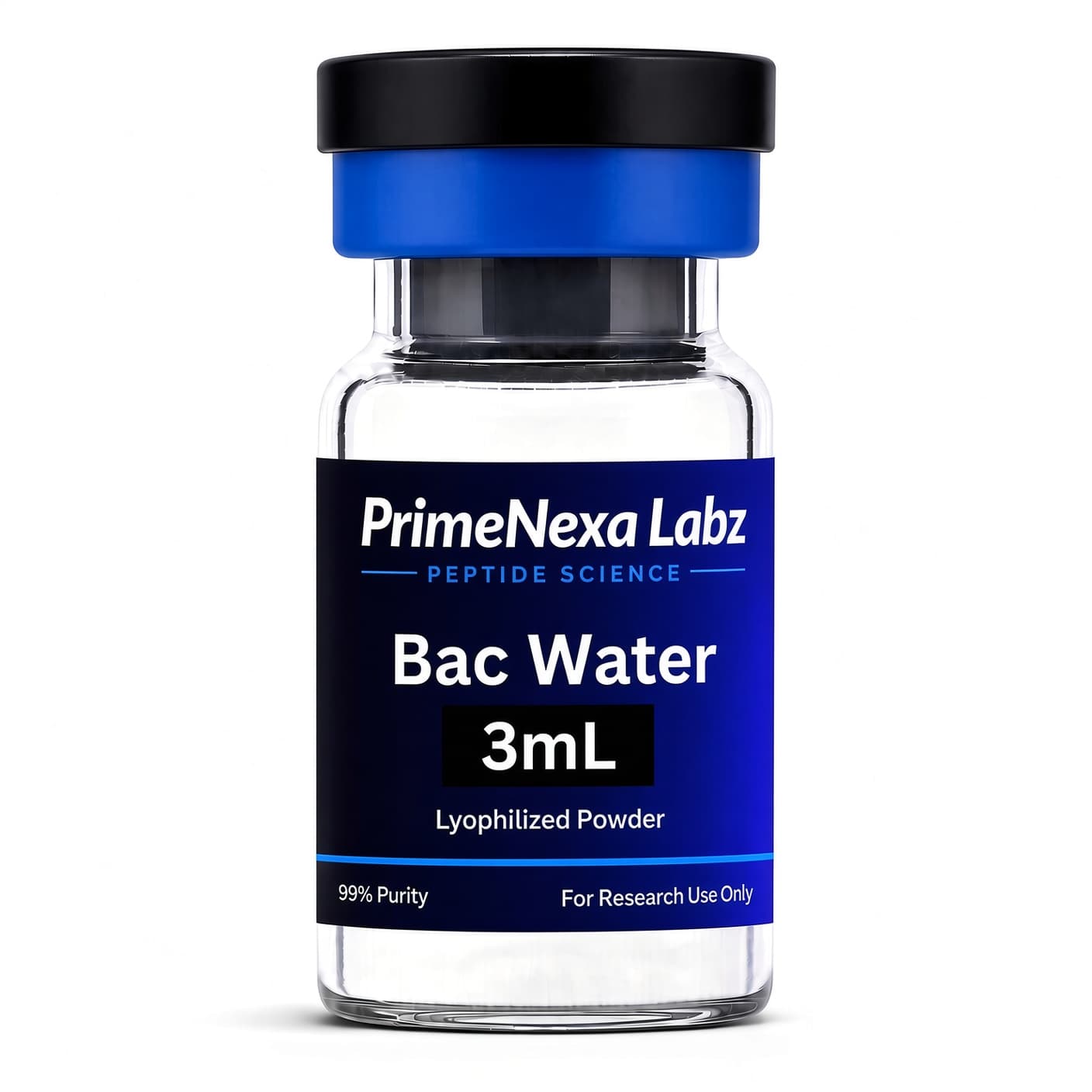 BAC Water 3mL peptide vial