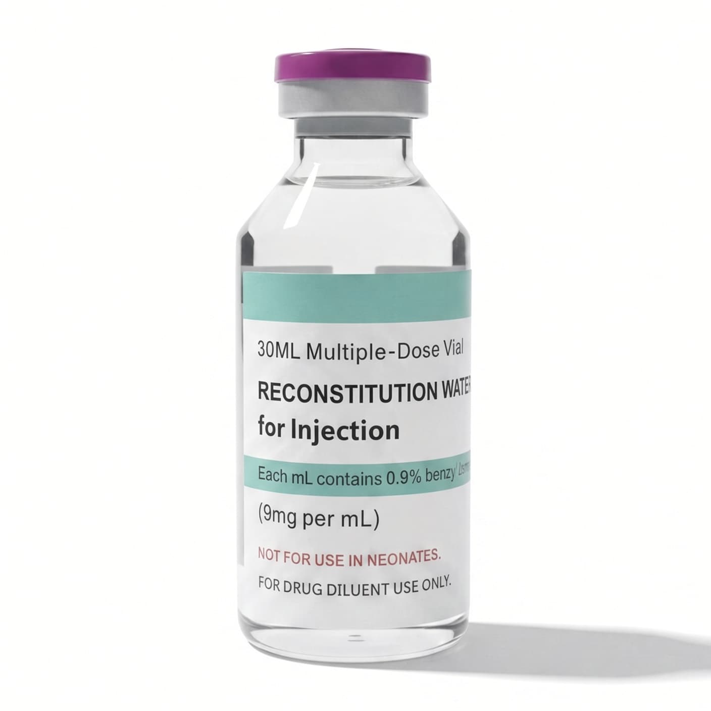 Reconstitution Solution 30mL (US Grade) peptide vial - Image 1 of 1