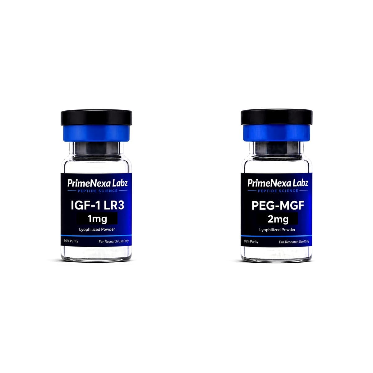 IGF Pathway Research Bundle (IGF-1 LR3 4 vials + PEG-MGF 6 vials) — 6-Week Research Set — Bundle
