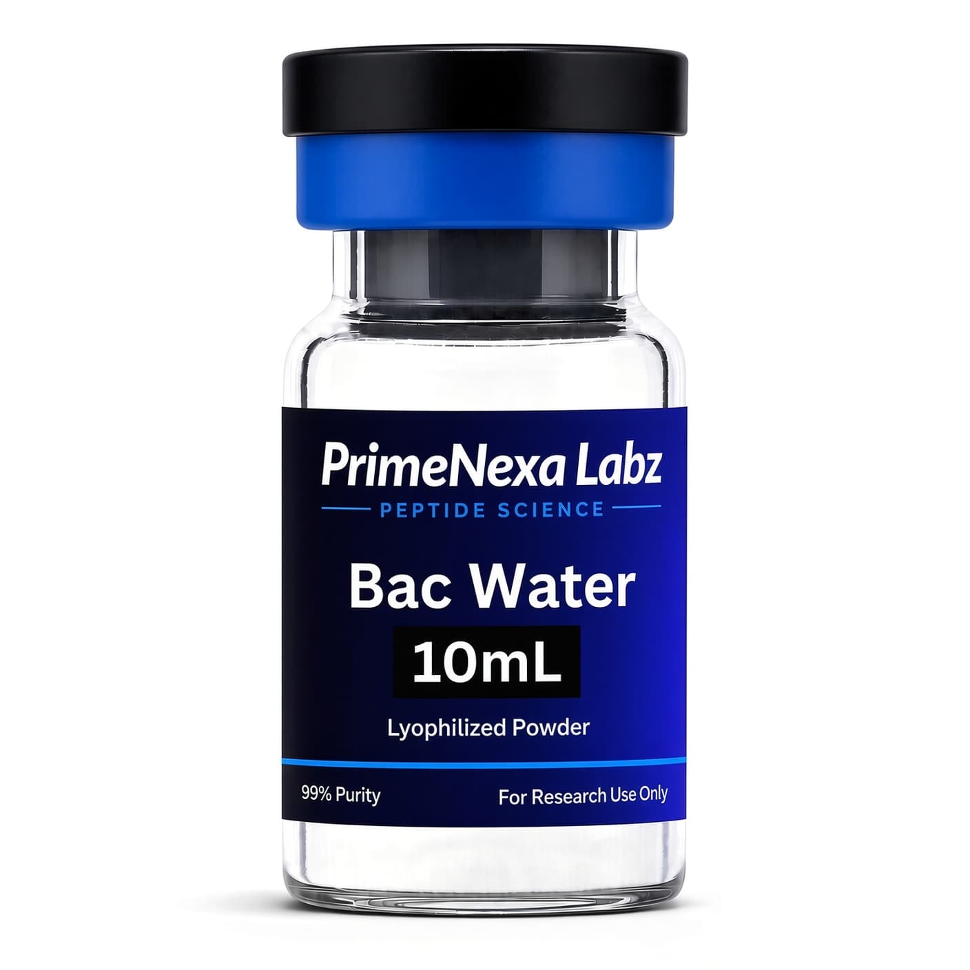 BAC Water 10mL peptide vial